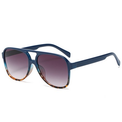 Classic Large Squared Frame Sunglasses