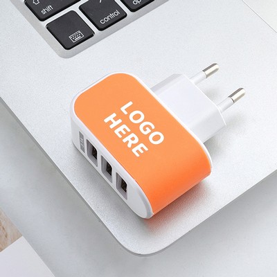 3-Port USB Wall Charger