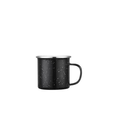 16 Oz. Enamel Mug w/Stainless Steel Rim