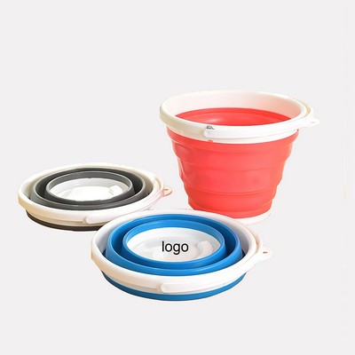 10L Outdoor Camping Folding Bucket