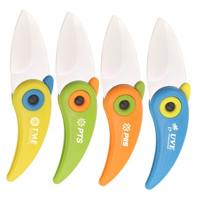 Parrot-Shaped Ceramic Knife