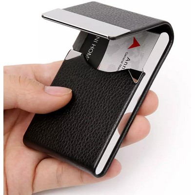 PU Leather Business Card Holder