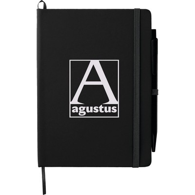 5'' x 7'' FSC® Mix Prime Notebook With Pen