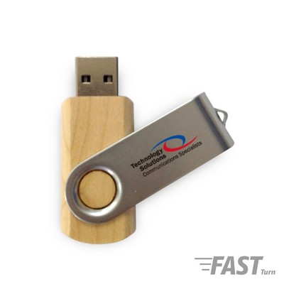 Batavia Maple Eco-Friendly Swivel USB-64G