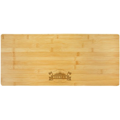 23 3/4" x 10" Bamboo Charcuterie Board/Cutting Board