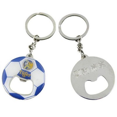 Round Circle Opener Keychain