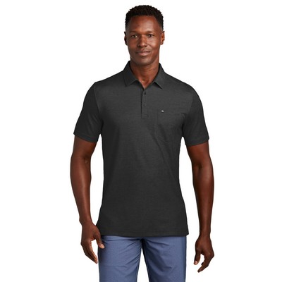 TravisMathew Oceanside Heather Pocket Polo