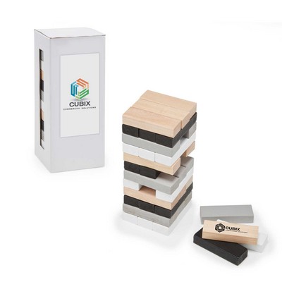 Towering Wooden Blocks