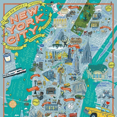 New York City NYC Illustrated