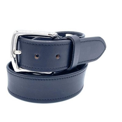 Leather Belt w/Back Zip Compartment