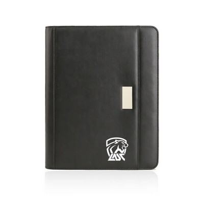 Zipper Closure Padfolio with Ample Pocket Space