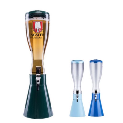 Clear Beverage Tower Dispenser