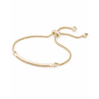 Kendra Scott Ott Adjustable Chain Bracelet in Gold