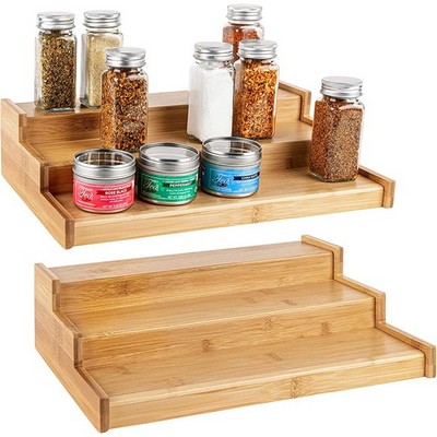 3-Tier Bamboo Spice Organizer