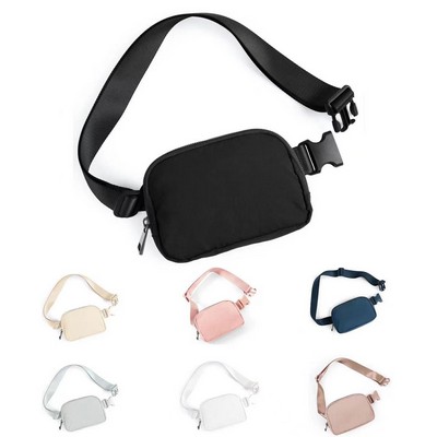 Unisex Mini Belt Bag With Adjustable Strap