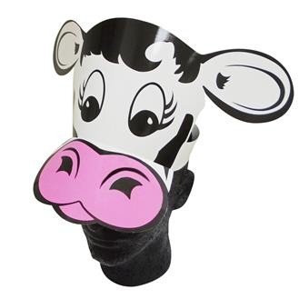 Digital Cow Headband w/Stock Graphic