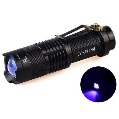 Portable Blacklight UV LED Flashlight