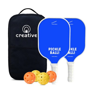 Carbon Fiber Pickleball Paddles Set in Bag