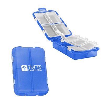 Travel Pill Organizer / 10 Compartments Pill Case