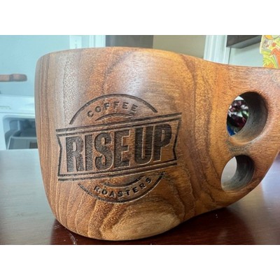 8 Oz. Salvaged Teak 2 Finger Mug