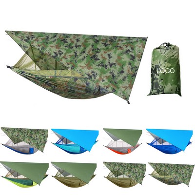 Camping Hammock With Mosquito Net And Rain Fly Tarp