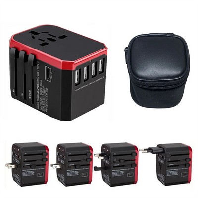 Universal Travel Adapter with USB Ports