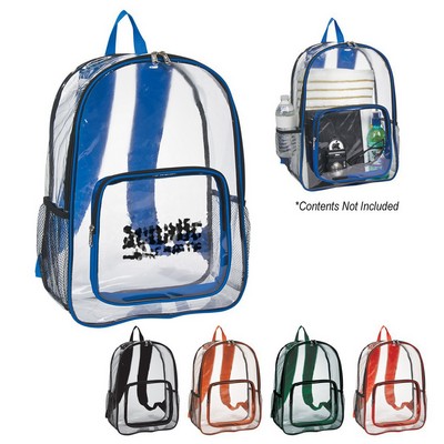 Waterproof PVC Transparent Backpack