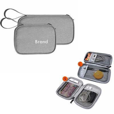 Travel organizer for electronic accessories