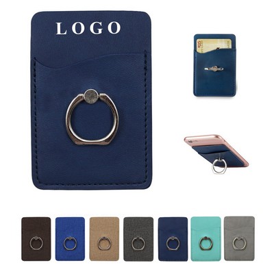 Card Holder With Ring Stand