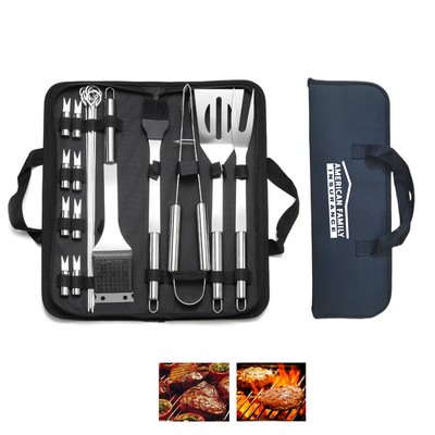 20pcs BBQ Grill Tool Set - OCEAN