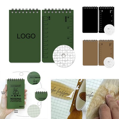 Waterproof 3 X 5 Pocket Spiral Notebook