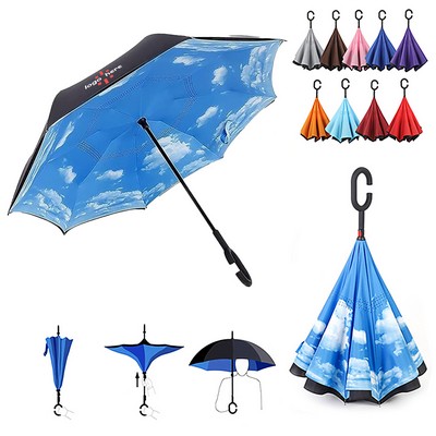 Type C Hand-Free Reverse Umbrella