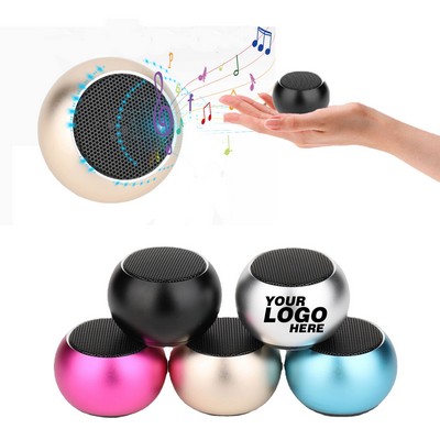 Round Mini Portable Wireless Speaker