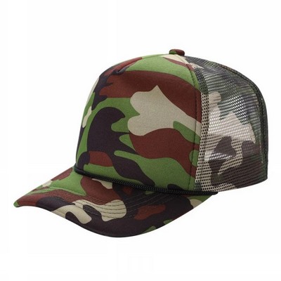 Unbranded Camo Foam Trucker Hat w/Mesh