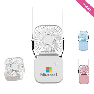 Mini Handheld Fan with Lanyard