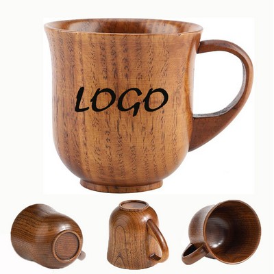 Natural Solid Wood Mug