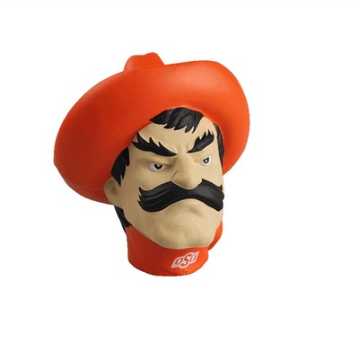 Cowboy Avatar with a Mustache Stress Ball