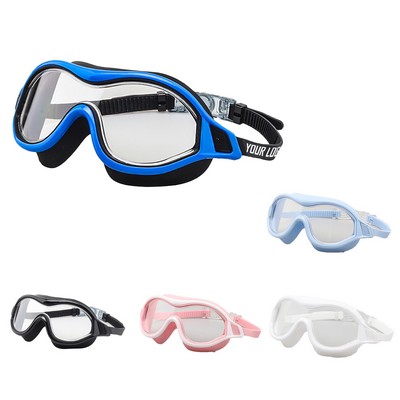 Large Frame Hd Anti-Fog Swimming Goggles