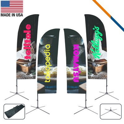 9' Hervie Double-Sided Straight Flag