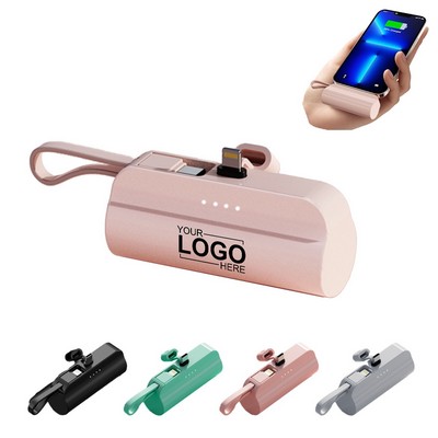 5000mAh Mini Portable Power Bank Charger