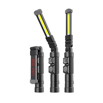 Rechargeable LED COB Work Lights with Magnetic Base