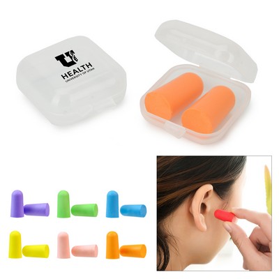 2 Pieces Ear Plug in Clear Case