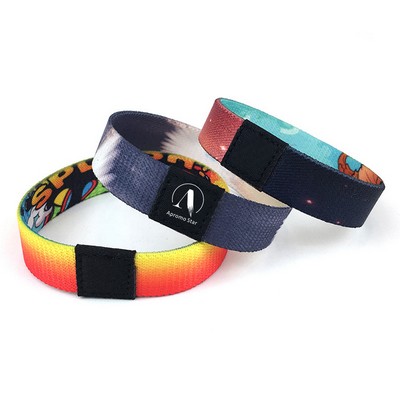 RFID Woven/Print Fabric Wristband