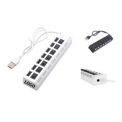 7 Port USB 2.0 Hub