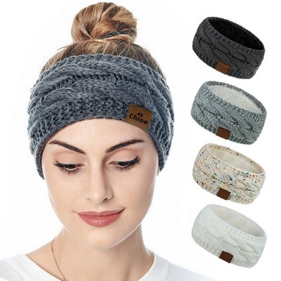 Womens winter warm thick knit headbands