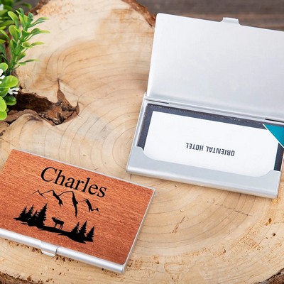 Wooden Business Card Case