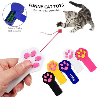 Paw Shaped Cat Laser Pointer Pet Toy