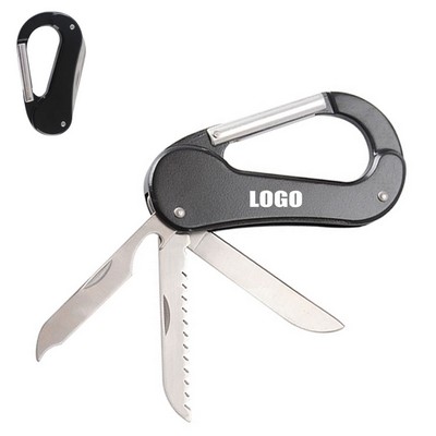 Carabiner Knife Saw Versatile Multi-Tool