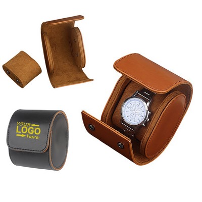 Leather Watch Box Organizer Holder