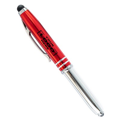 LED Light Stylus Metallic Pen